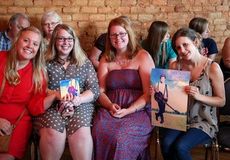 The fan club for Dylan Arms was present at The Davenport Tuesday night during the musician's pre-release party.