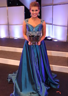 Miss Clarendon Teen, Julia Herrin, 15, from Bluffton, won the Talent preliminary in the Miss South Carolina Teen competition.
 