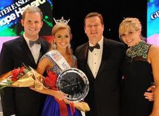 Miss South Carolina Teen 2014 Hope Harvard Hope with Miss South Carolina Executive Director, Ashley Byrd, MSC Chairman of the Board, Erin Gambrell, and Chaz Eillis, Director of Contestant Affairs.
 