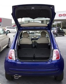 Additional trunk space is available with fold down seats.