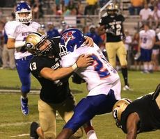 Greer's Tyler Wright, junior linebacker, was honored as the Greer Touchdown Club Defensive Player of the Week Thursday. Wright had 8 tackles and helped lead Greer's defense in holding Riverside to 4 first downs – all in the first half – and 50 total offensive yards.