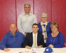 It's a family affair at the Eric Mullinax signing with Limestone College.
 