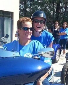 On the home page: Michele Fowler and Kim Wooten begin their ride to honor fallen law enforcement officers.
 