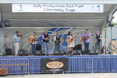 The New River Bluegrass Band, based in Greer, entertained the crowd Saturday afternoon.
 
 