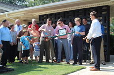 The traditional ribbon cutting for the church office was celebrated in April by staff, members and community leaders.
 
