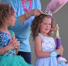 Emily Barbare, in the 5-7 age group, is crowned Greater Greer Princess.
 