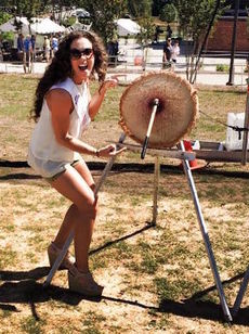 Who said Anna Brown, Miss Greater Greer, couldn't hit the bull's-eye with an axe?
 
 