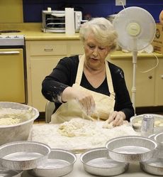 By the numbers: 2,400 biscuits (200 dozen) made. A dozen biscuits sold for $3. Greer Community Ministries made at least $600 dollars, excluding donations.