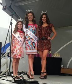 Kirby Mathis, a Palmetto Princess, Sydney Sill, Miss Greater Greer Teen, and Lauren Cabaniss, Miss Greater Greer, were the envy of the younger girls who competed for Miss Princess titles Saturday morning.