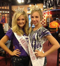Kristen and Makayla at Fuddruckers in Greer.
