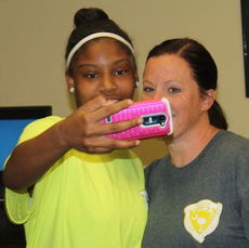 Officer Ashley Wright conducted the girls academy for the second year.
 
 