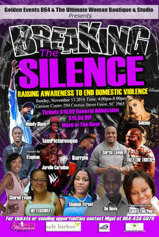 'Breaking the Silence' features testimonials from author, poet, others who escaped domestic abuse