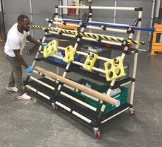 Creform has manufactured a heavy-duty A-Frame kitting cart which brings high capacity and industrial durability to the shop floor.
 
 
 