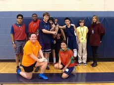 Ms. Doraine Lee’s homeroom team won the 7th grade intramural championship for 2013.
