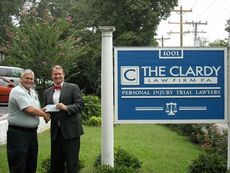 The Clardy Law Firm donated $2,000 to the Cops for Tots golf tournament scheduled for Nov. 8 at the Greer Country Club.