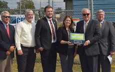 Left to right: Jeff Howell, CPW Commissioner, Rob Rhodes, CPW gas department manager, Landon Masters, energy specialist, Maeve Mason, senior energy specialist, co-coordinator for Palmetto Clean Fuels Coalition, Perry Williams, CPW Commissioner (chairman) and Jeff Tuttle, Greer CPW General Manager.
 
 