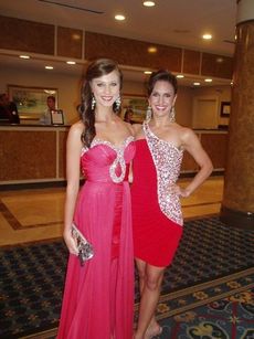 Sydney Sill and Lauren Cabaniss are stunning for Friday night’s gala at the Miss South Carolina Forum last weekend in Columbia.