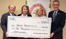 Duke Energy presents $10,000 grant to NGU's STEM program