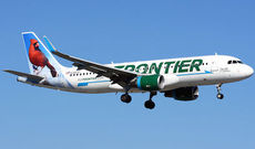 A 180-seat Airbus A320 Frontier passenger jet.
 