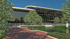 The modern architecture of the $102 million GSP terminal expansion will be married with the industrial modern style used in the airport’s original 1962 design.