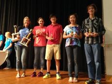 Geometry team members, winners of second place, were Josh Woo, Michael Gallagher, Lucy Wang and Alexandrea Battista.
 
 