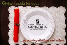 Gift with a Purpose program honors a person making a $20 donation to Greer Community Ministries.
 
 