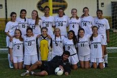 Meet the 3A Region III Greer champion girls soccer team. Back row, left to right: Evelyn Gallardo, Rachel Rosario, Dakota Fitzgerald, Faith Estrada, Tori Graham, Taylor Waldon, Christina Waldon, Alex Banks. Front row, left to right, Meghan Rood, Jessica Wilds, Allison Clifton, Kendall Strawhorn, Ilse Isidro, Alejandra Maldonado, Silvia Ramirez. Coach Rob DePaol is in front.