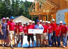 $15,000 grant awarded Habitat for Humanity from Bank of America