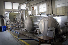 Much of the brewing equipment has been repurposed and recycled.
