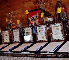 A silent auction was held as part of the fundraiser that raised $700 for Saved by the Heart Companion Animal Services. 