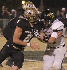 Union County had John Hicks shadowed on every play and beefed up its rushing attack to minimize the linebacker's presence.