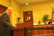 Keith Kelly spoke in favor of rezoning the Greer Baptist Association property to OD (office district).