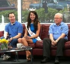 Miss Greater Greer Lanie Hudson promoted her plaform, organ, eye and tissue donation, during her appearance Monday on 