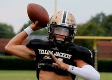 Mario Cusano came to Greer to take care of his grandmother. He is 34-3 in three seasons as Greer High School quarterback.
 