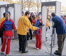 All visitors entering Nixon Field will be required to pass through metal detectors. 
 
