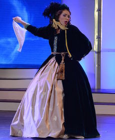 Keegan Beane, Miss Greenville Scottish Games Teen, 17, from Easley, won Evening Gown/Onstage Question Thursday night.
 