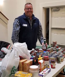 A food drive was held before a concert for the Greer community.
 
 