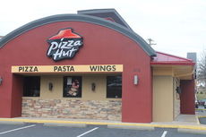 The Pizza Hut at 306 Wade Hampton Boulevard had a complete makeover with a new prototype last year.
 