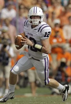 Reese Hannon threw for a Furman freshman record 1,896 yards and seven touchdowns.