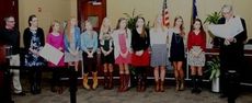The Riverside girls were honored at Greer City Council with a proclamation for winning the state AAAA championship.
 
 
 