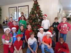 Chandler Creek students brighten the day at Alpha Health