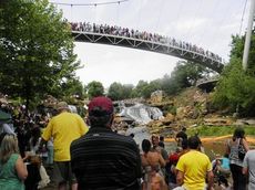 The Reedy River Duck Derby draws a good crowd to the annual event held at the Falls in downtown Greenville.
