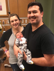Daniel Sidikov, born to parents Daniel and Yuliya Sidikov, is the first baby born at Greer Memorial Hospital.
 