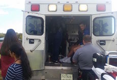 An inside look of an ambulance was provided for students.
 
