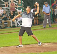 Steve Avery, former Atlanta Braves pitcher and native of Taylor, Mich., home of the Junior League World Series, throws out the ceremonial first pitch Saturday.
 
