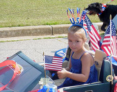The Arlington-Davenport Neighborhood July 4th parade drew some very patriotic kids!