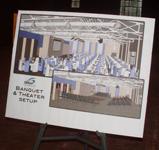 An artist's rendering of the McKown Center.
