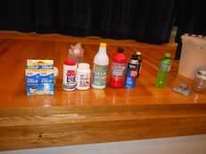 Here are a handful of  ingredients that were displayed at the Riverside High School auditorium during a methamphetamine presentation by Greer and Greenville County law enforcement officers.