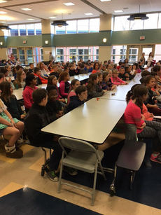 Rising sixth-grade students toured Riverside Middle School.
