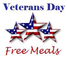 Restaurants honor vets, military with free meals, appetizers, desserts